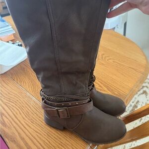 Brown Leather Women's Boots